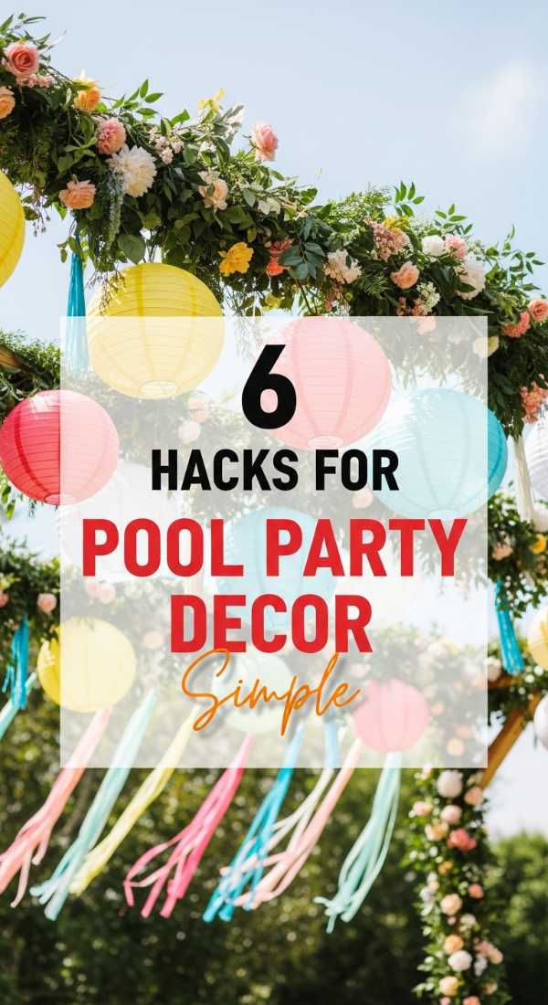 6 Simple Hacks For Pool Party Decor 6a0dbfa0b8d77