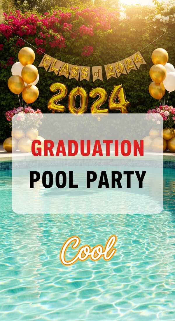 The Coolest Host in Town: Your Step-by-Step Summer Pool Party Handbook 6 Simple Ideas For A Graduation Pool Party 6a0572b17e0a8