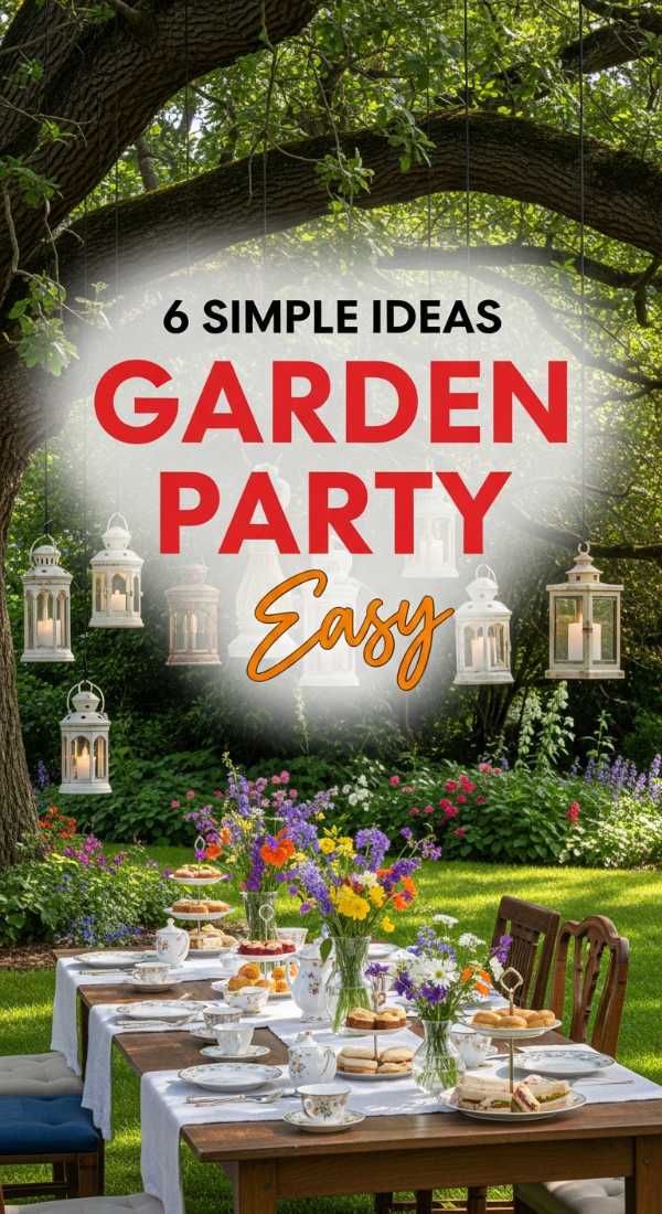 6 Simple Ideas For Garden Party Decor 69f7253ed9b15