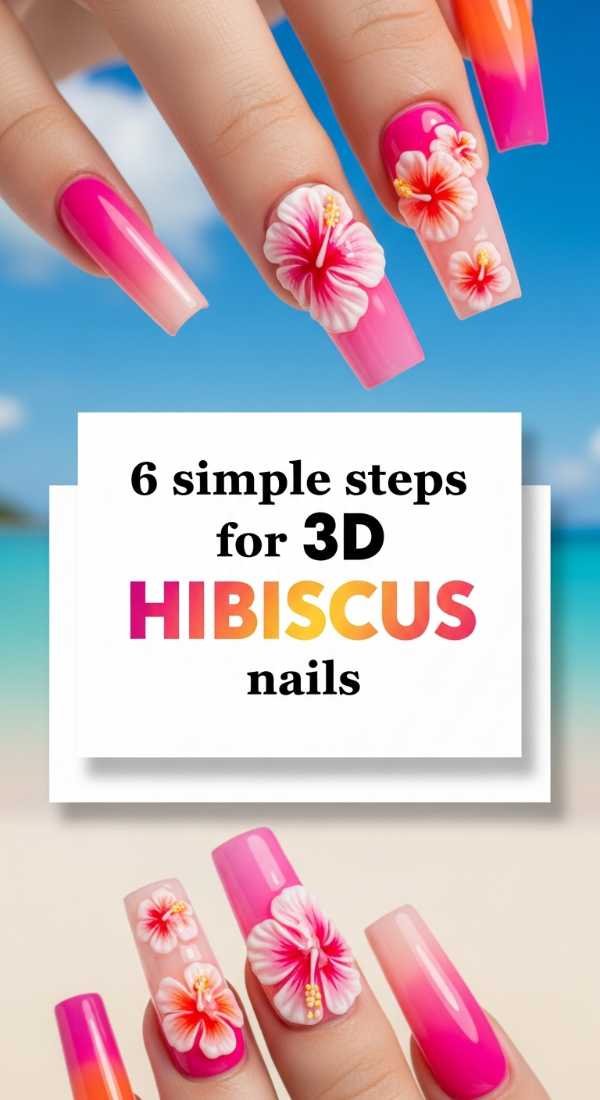 6 Simple Steps For 3d Hibiscus Nails 6a0f0bb8b34f3