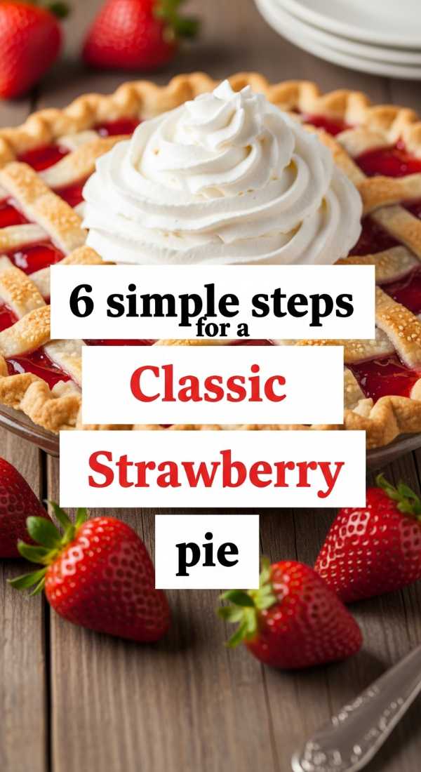 6 Simple Steps For A Classic Strawberry Pie 6a00182f33a48