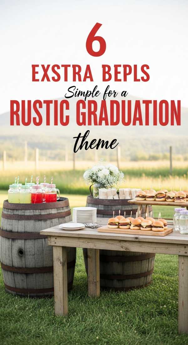 6 Simple Steps For A Rustic Graduation Theme 6a0dbf8f84706