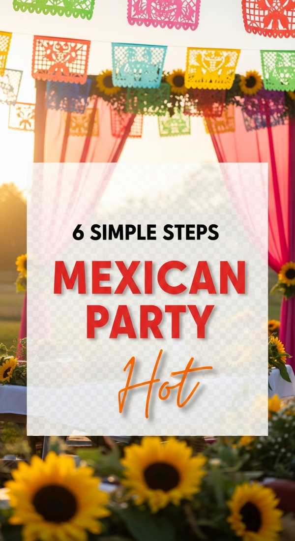 6 Simple Steps For Hot Mexican Theme Party Decorations 6a056fa2d5648