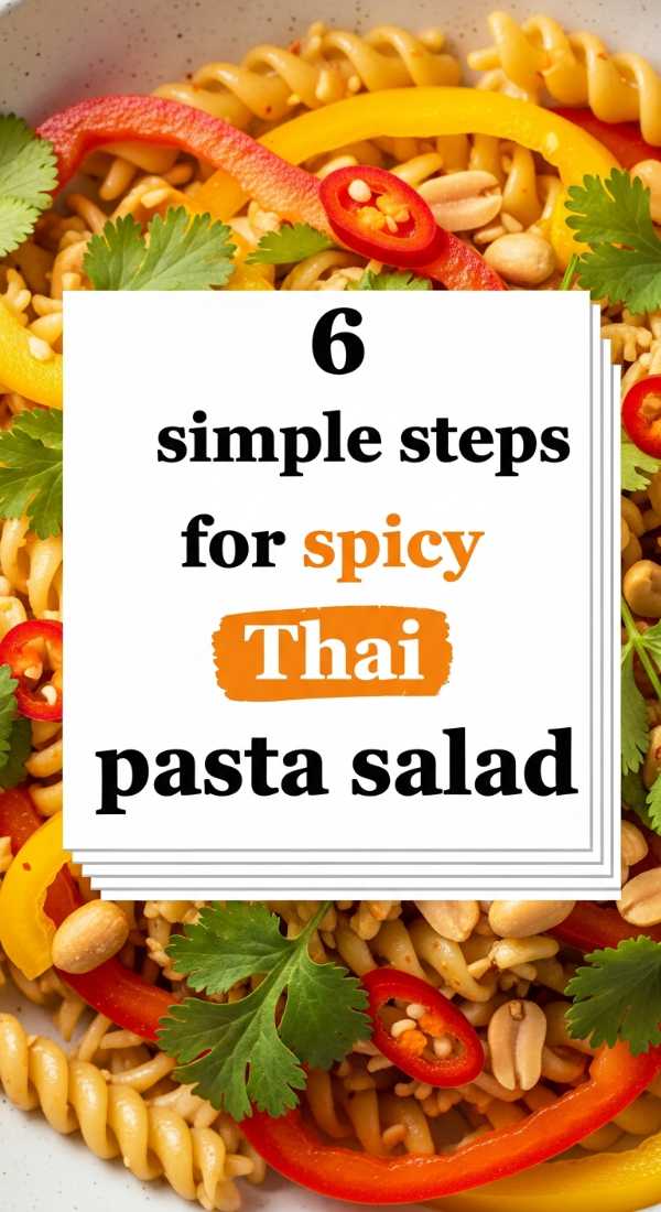 6 Simple Steps For Spicy Thai Pasta Salad 6a1098b060d10
