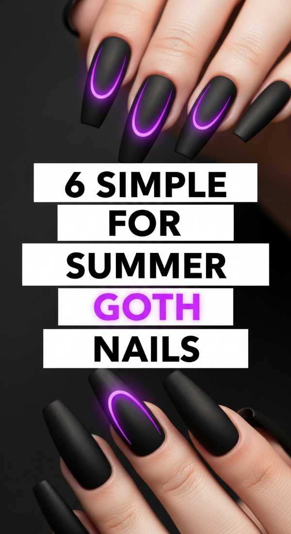 6 Simple Steps For Summer Goth Nails 6a0595b21a448