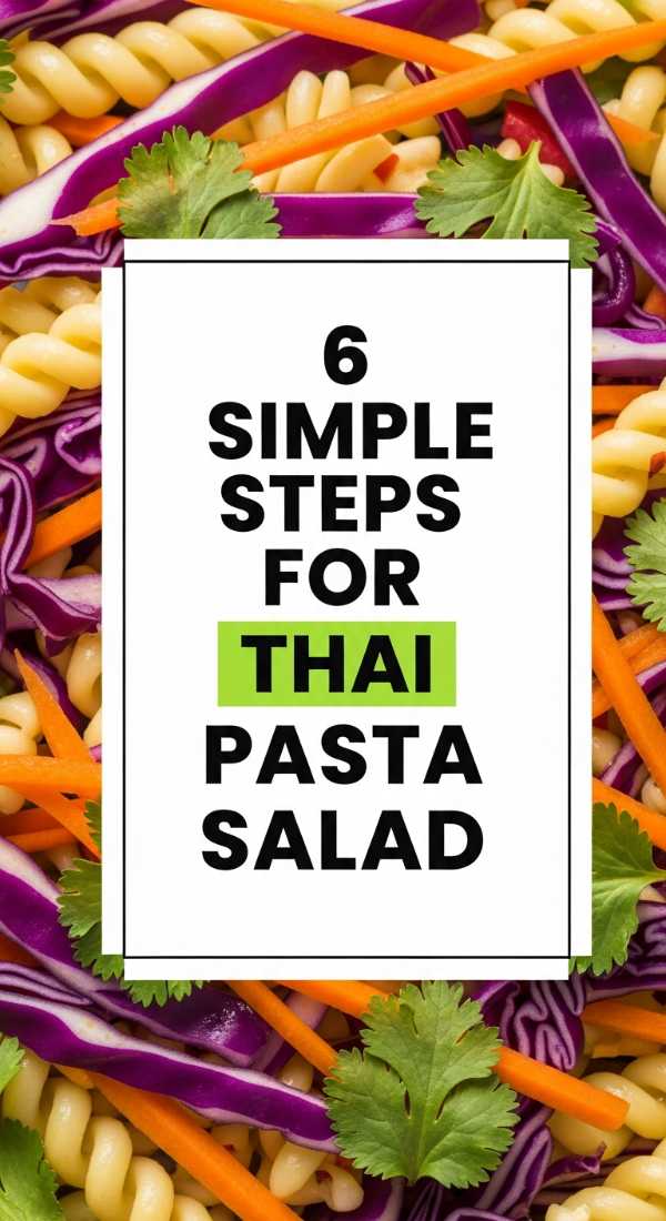 6 Simple Steps For Thai Pasta Salad 6a109629a5a85