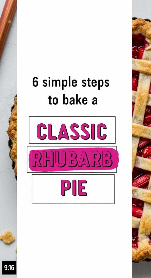 6 Simple Steps To Bake A Classic Rhubarb Pie 6a0703a3ea033