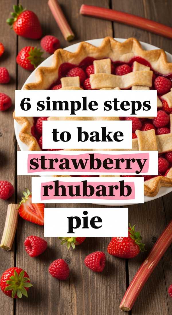 6 Simple Steps To Bake Strawberry Rhubarb Pie 69fd8aa151456