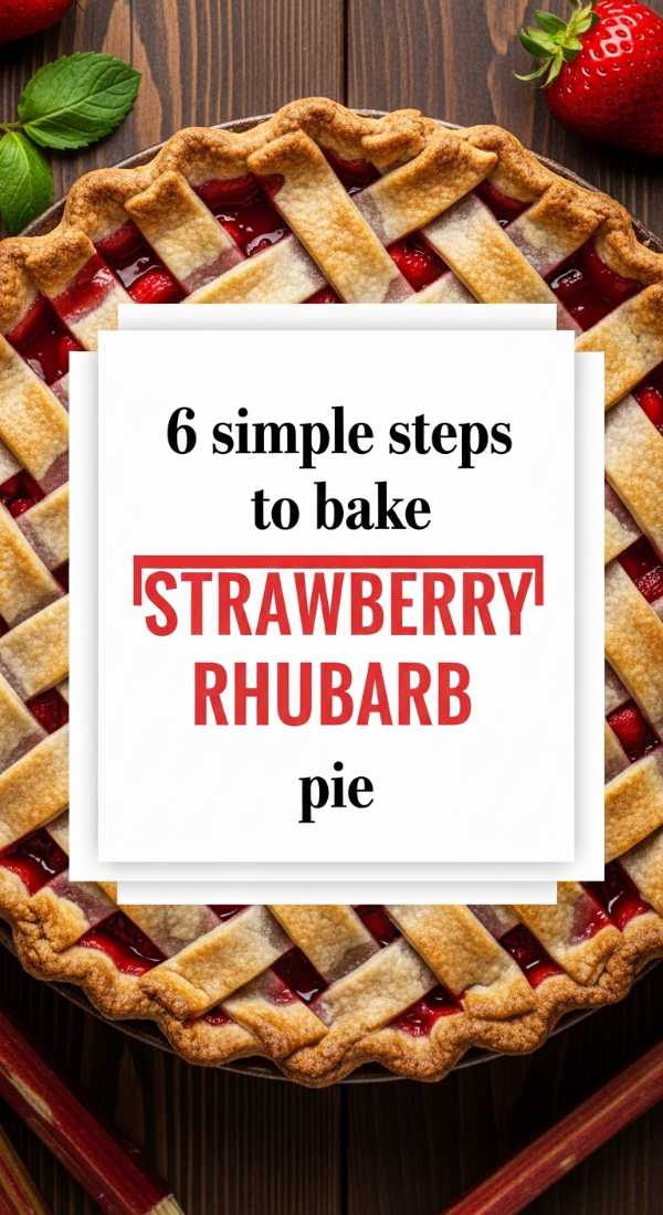 6 Simple Steps To Bake Strawberry Rhubarb Pie 69fd8cc150e47