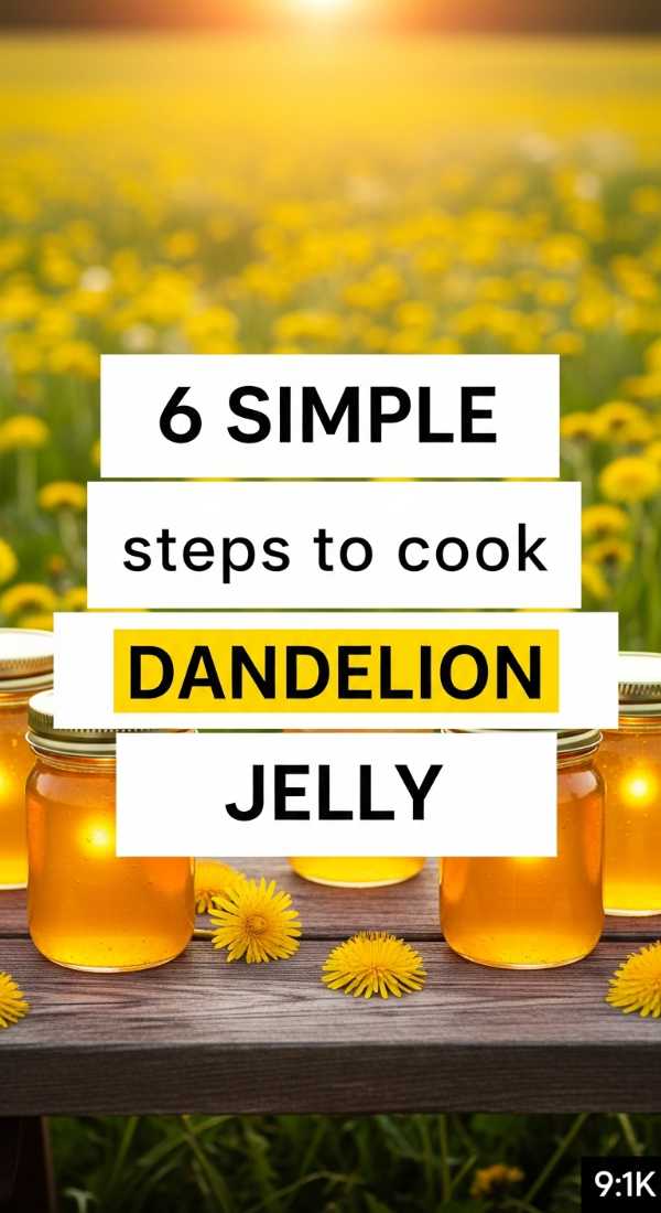 Sun-Drenched Flavors: The Ultimate Summer Recipe Collection 6 Simple Steps To Cook Dandelion Jelly 6a00160a5754e