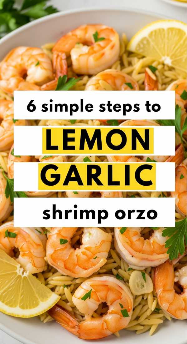 6 Simple Steps To Lemon Garlic Shrimp Orzo 6a001aa42b9d4