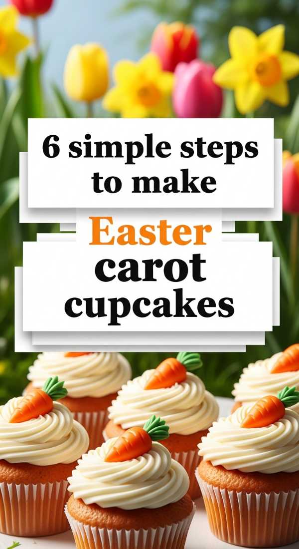 6 Simple Steps To Make Easter Carrot Cupcakes 69f47c6d550e1