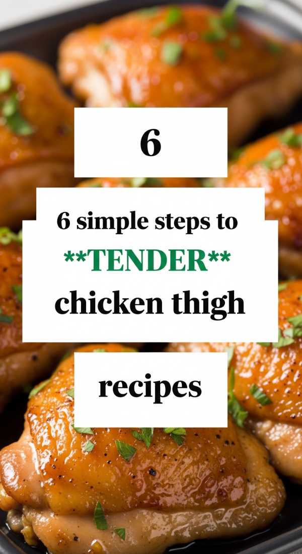6 Simple Steps To Tender Chicken Thigh Recipes 6a144227a7834