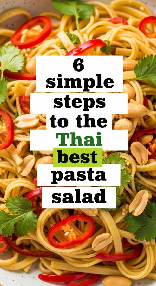 6 Simple Steps To The Best Thai Pasta Salad 6a1096381117a