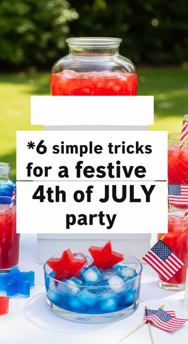 6 Simple Tricks For A Festive 4th Of July Party 69fc2d705085b