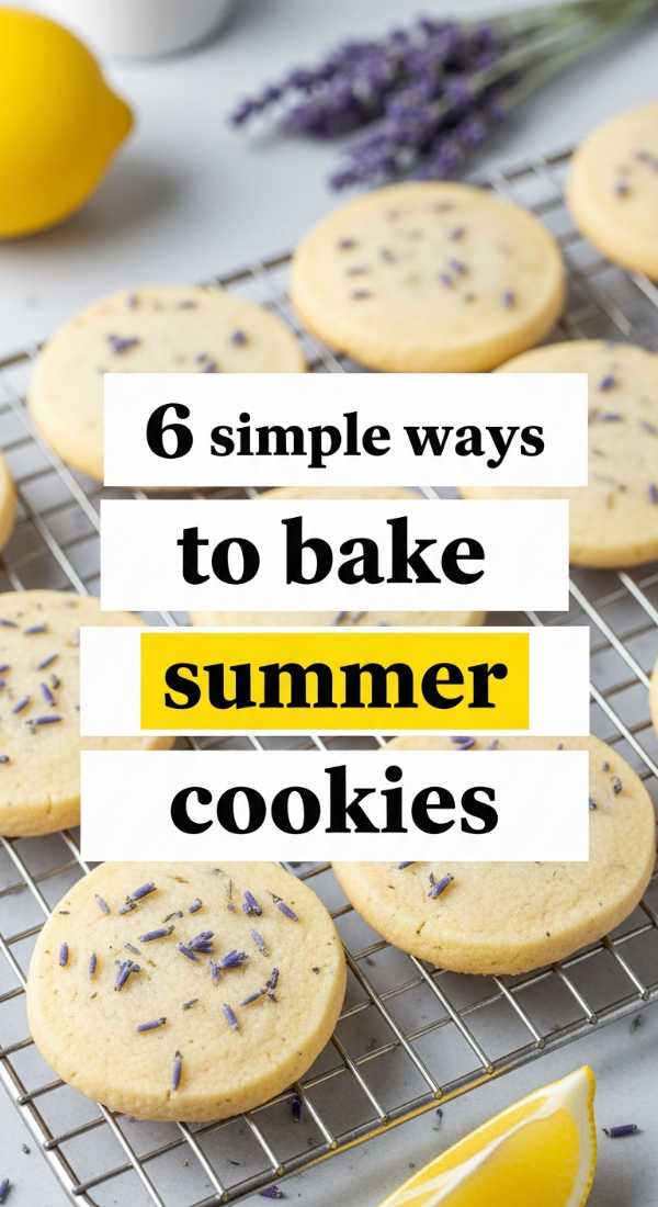 6 Simple Ways To Bake Summer Cookies 6a10d0939b3aa