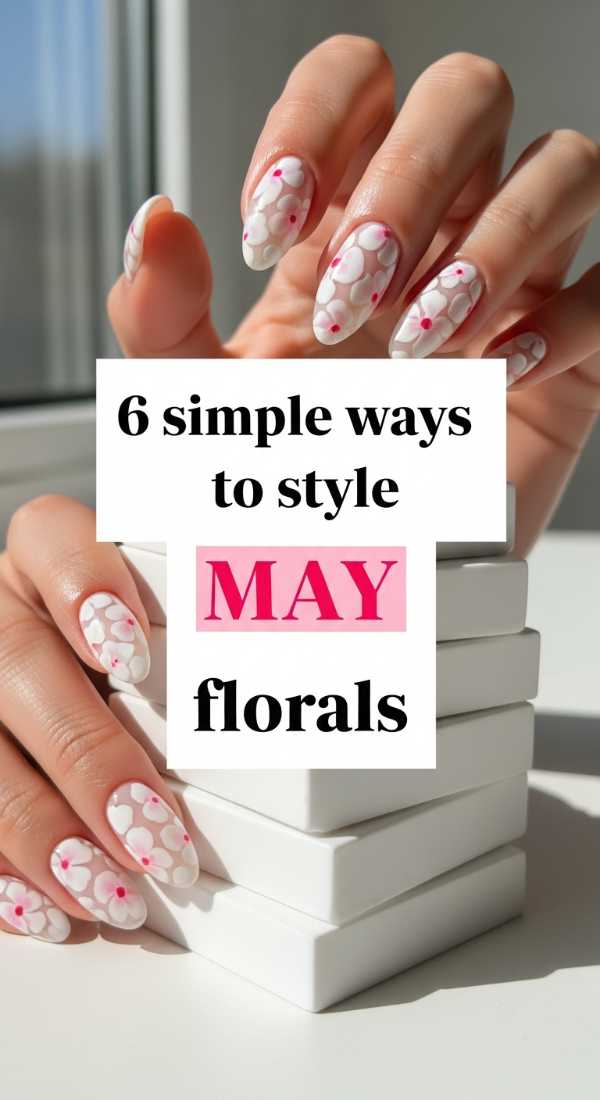 May Mani Magic: The Hottest Designs for Your Next Appointment 6 Simple Ways To Style May Florals 69fb975d2ec32