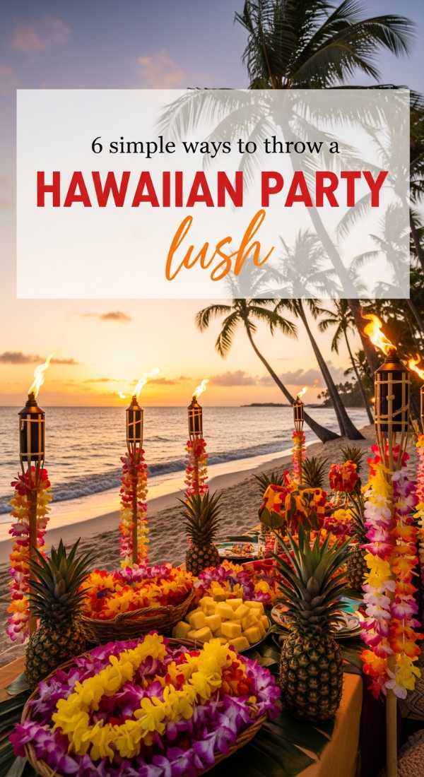 6 Simple Ways To Throw A Hawaiian Birthday 69fc2ae1b5b03