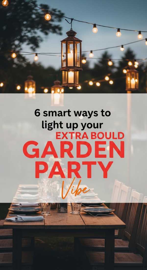6 Smart Ways To Light Up Your Summer Garden Party 69fc268bc1612