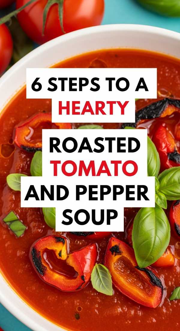 6 Steps To A Hearty Roasted Tomato And Pepper Soup 6a041c02420c5
