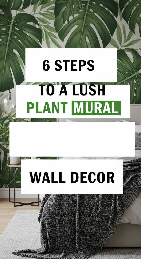 6 Steps To A Lush Plant Mural Wall Decor 69fdc28cb5bd9