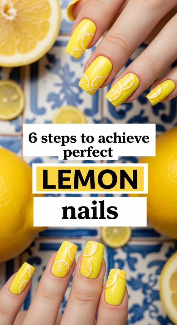 Slay Your Big Day: The Ultimate 2026 Summer & Graduation Nail Inspo 6 Steps To Achieve Perfect Lemon Nails 6a05a50acd0d9