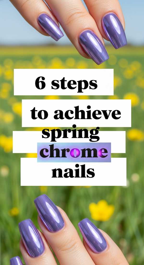 6 Steps To Achieve Spring Chrome Nails 69fb9884c06c4