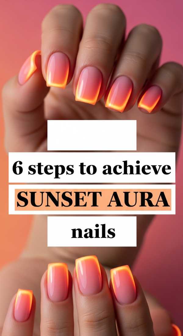 6 Steps To Achieve Sunset Aura Nails 6a059cad3a69a