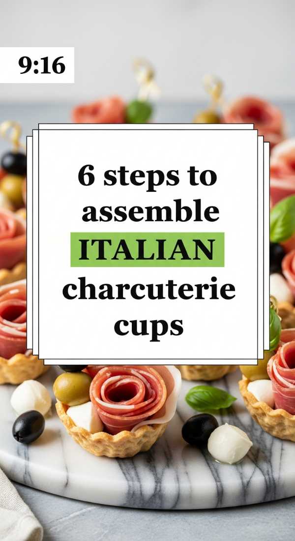 6 Steps To Assemble Italian Charcuterie Cups 69fb140bb8687
