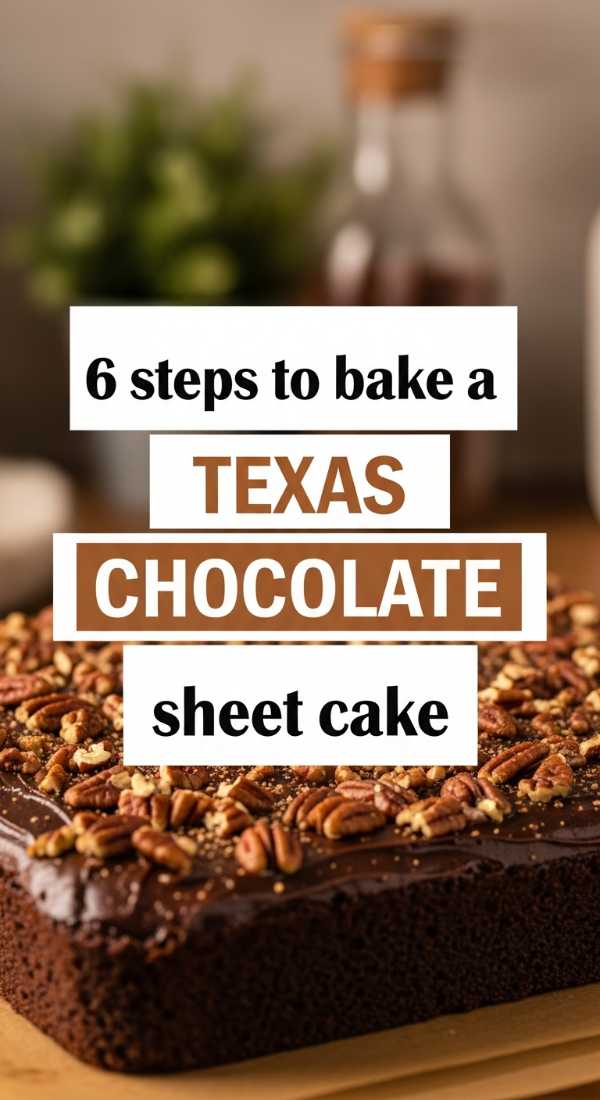 6 Steps To Bake A Texas Chocolate Sheet Cake 6a06bc7c892be
