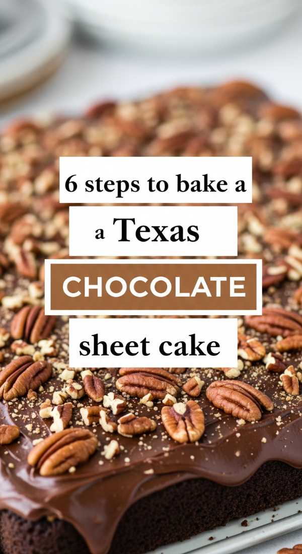 6 Steps To Bake A Texas Chocolate Sheet Cake 6a06c55680d97