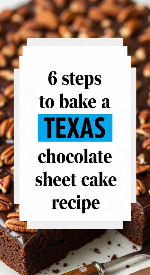 6 Steps To Bake A Texas Chocolate Sheet Cake Recipe 6a070388ba231