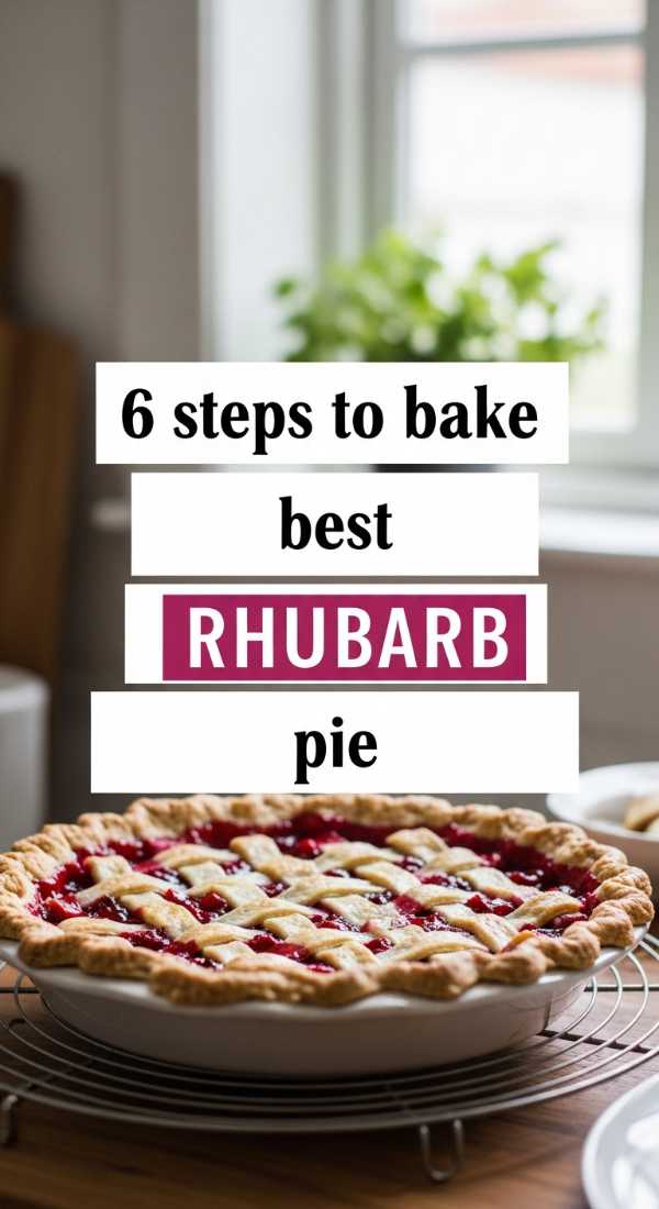 6 Steps To Bake The Best Rhubarb Pie 6a07038411e7c