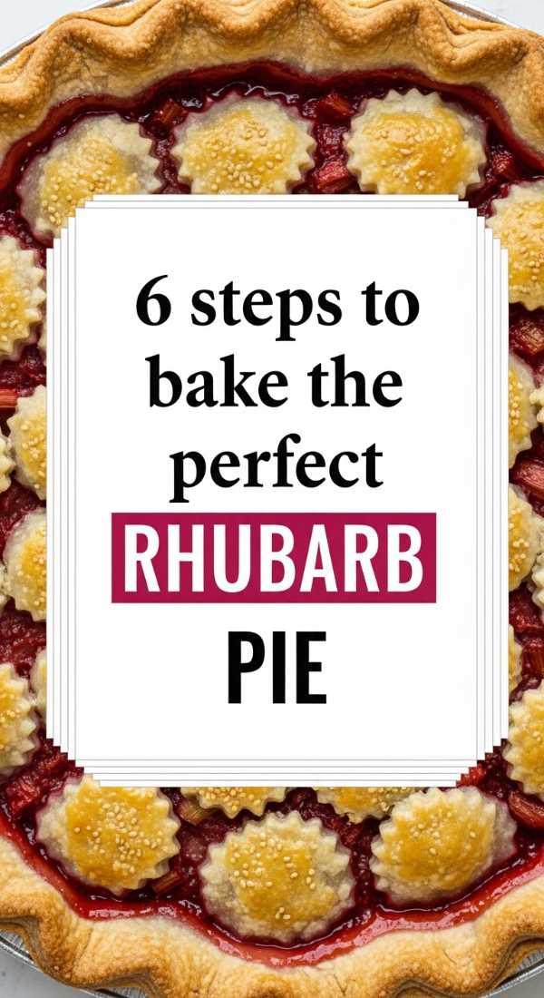 6 Steps To Bake The Perfect Rhubarb Pie 6a06c38ee4253