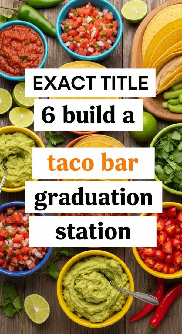 6 Steps To Build A Taco Bar Graduation Station 6a0de731b9c4a