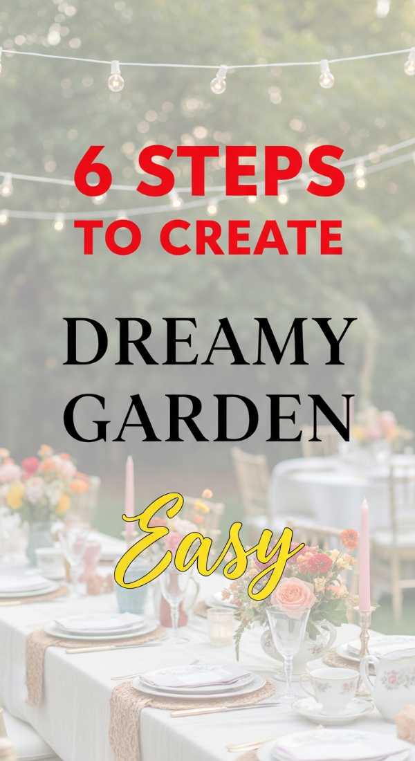 6 Steps To Create A Dreamy Garden Party 6a0dc15ba65bd