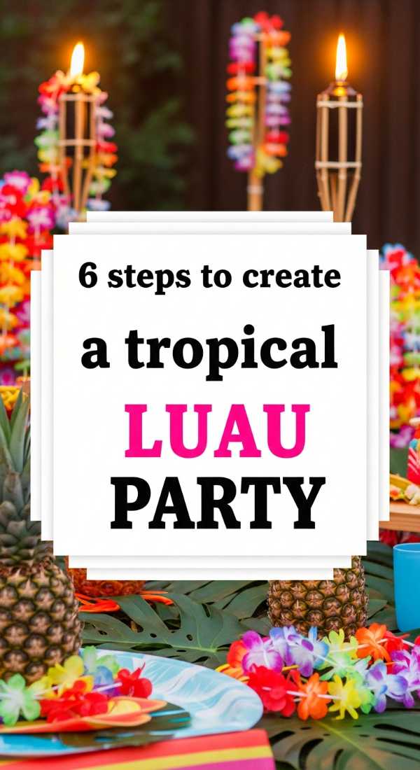 6 Steps To Create A Tropical Luau Party 69fc2d65740e8