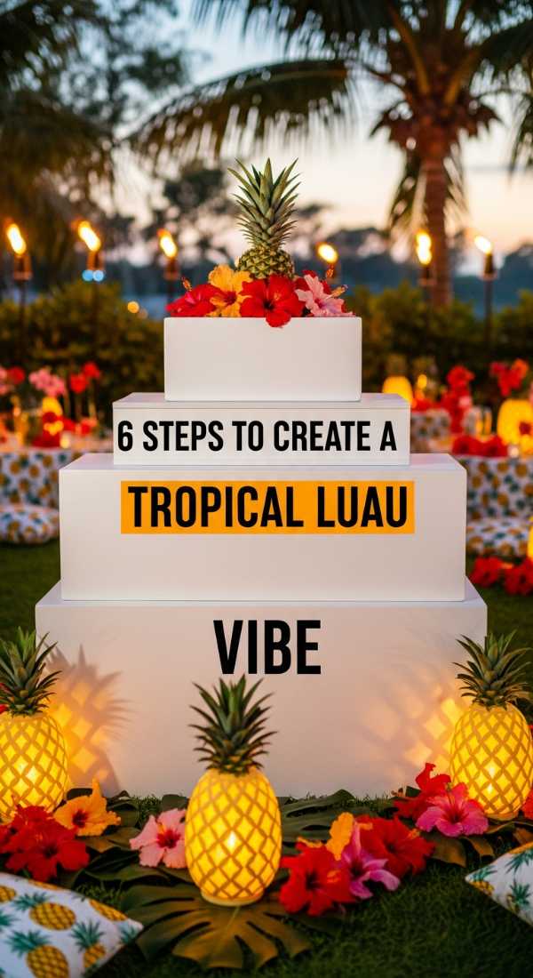 Summer Birthday Magic: Your Go-To Guide for Outdoor Fun 6 Steps To Create A Tropical Luau Vibe 6a0de7533a0d5