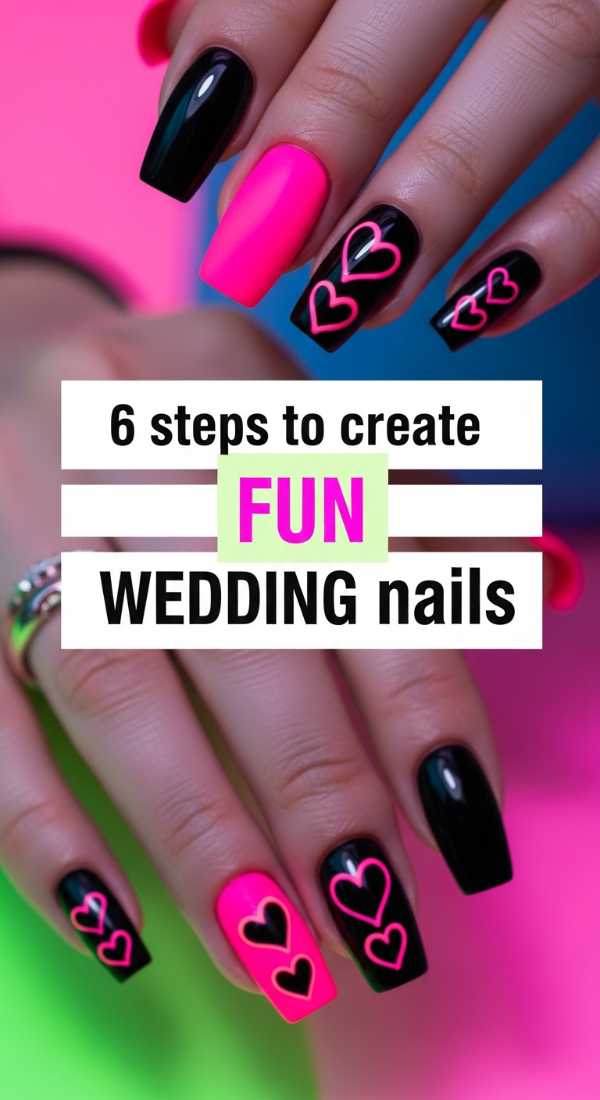 6 Steps To Create Fun Wedding Nails 69f5e2b984379
