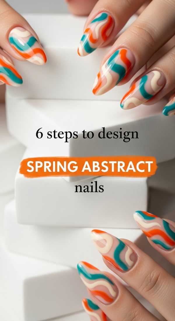 Bloom & Bright: Your 2026 Spring Nail Trend Forecast and Easy DIYs 6 Steps To Design Spring Abstract Nails 69fb9755a8844
