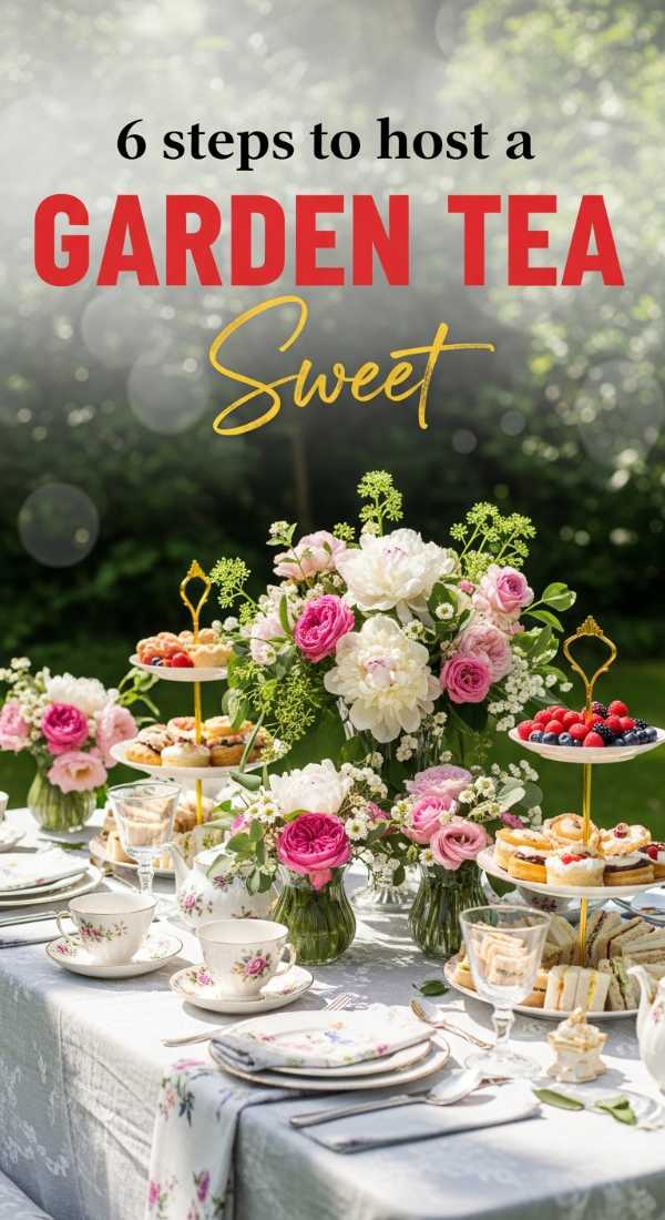 6 Steps To Host A Garden Tea Party 69f721f94860e