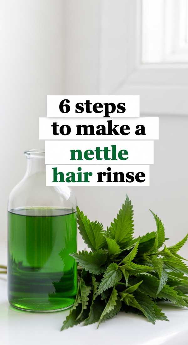 6 Steps To Make A Nettle Hair Rinse 69f47b378c71b