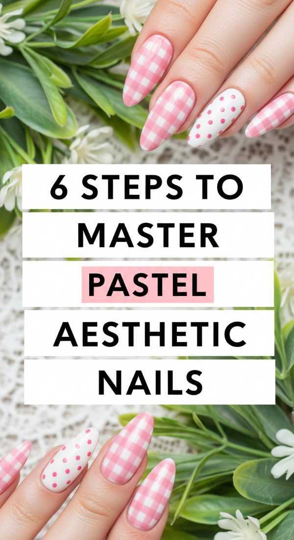 6 Steps To Master Pastel Aesthetic Nails 6a1a9963273e7