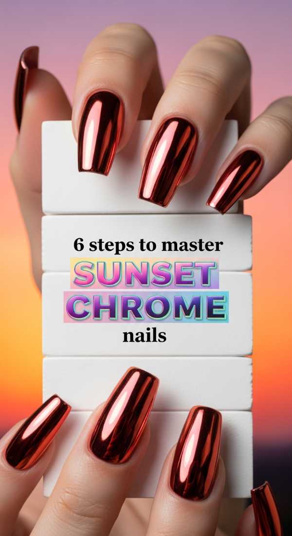 6 Steps To Master Sunset Chrome Nails 6a05a52166231
