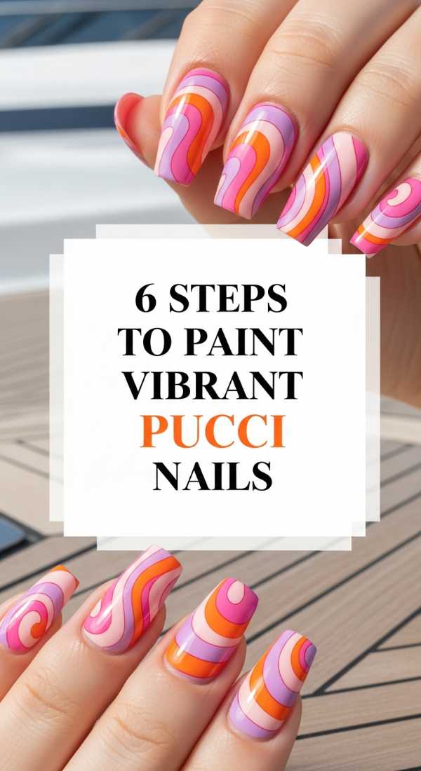 6 Steps To Paint Vibrant Pucci Nails 6a0597bf63951