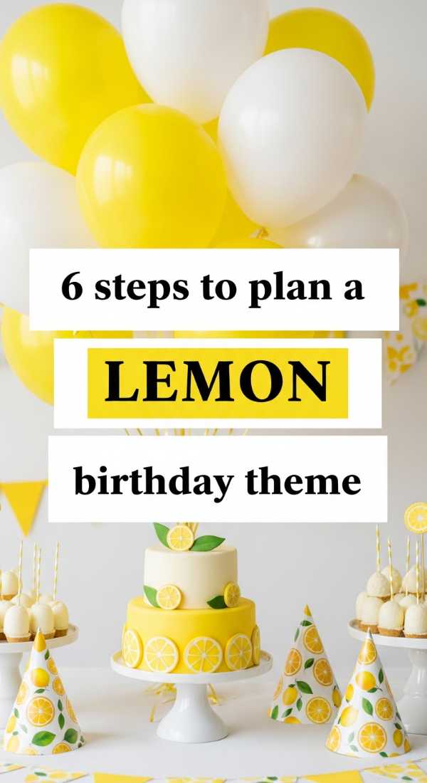 6 Steps To Plan A Lemon Birthday Theme 69f7277e5f6d8