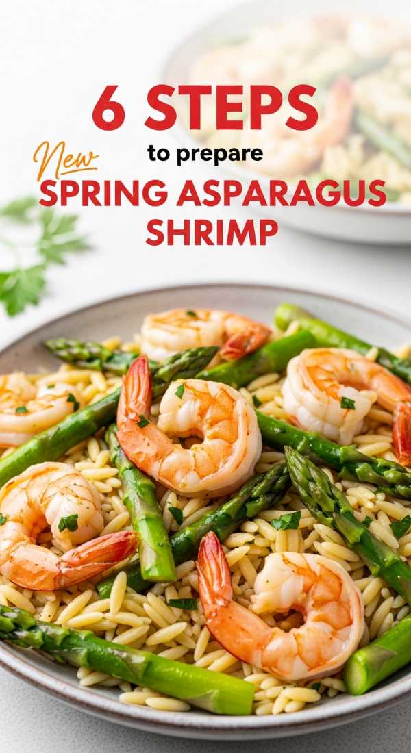 6 Steps To Prepare Spring Asparagus Shrimp Orzo 69f5d520350c2