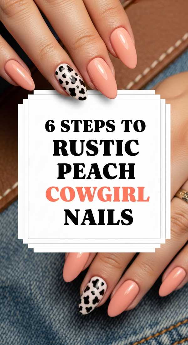 6 Steps To Rustic Peach Cowgirl Nails 6a0059eb76c75