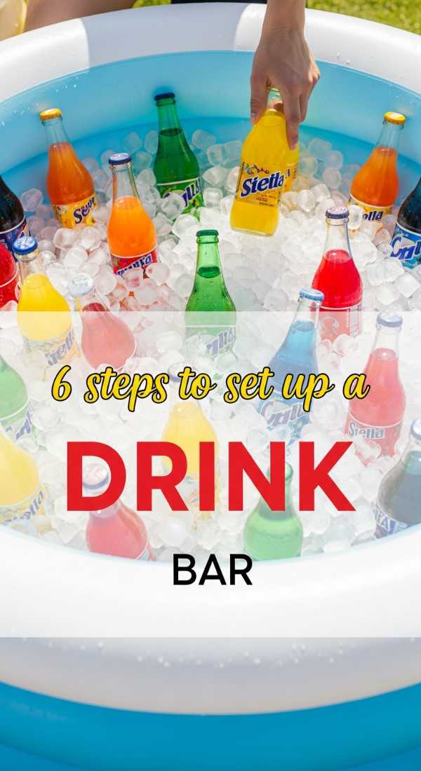 6 Steps To Set Up A Drink Bar 69fc2ae36e020