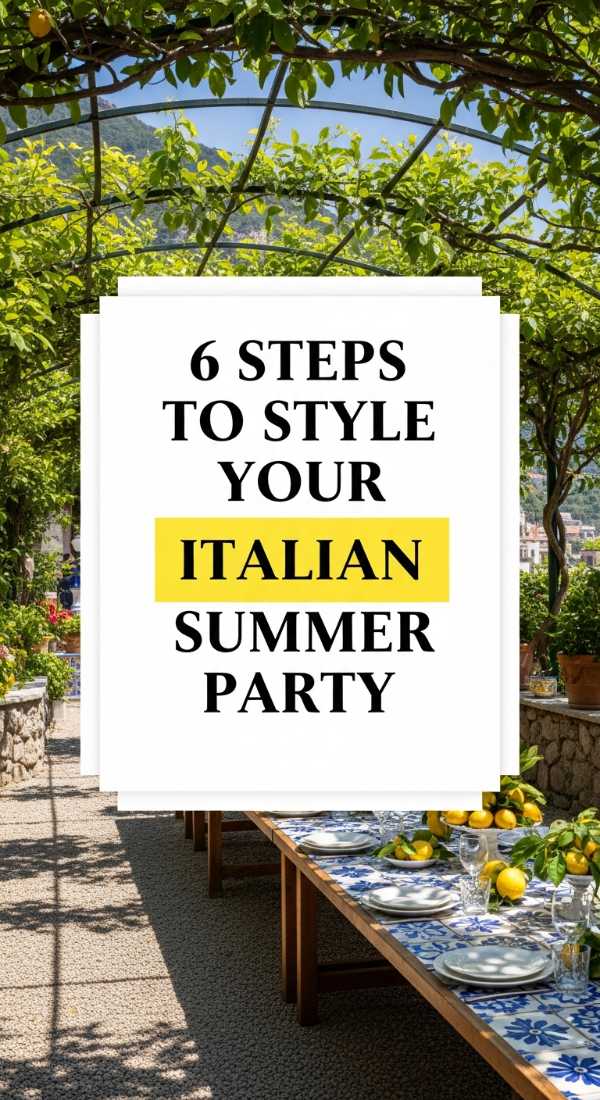 6 Steps To Style Your Italian Summer Party 6a031c1f3f1e9